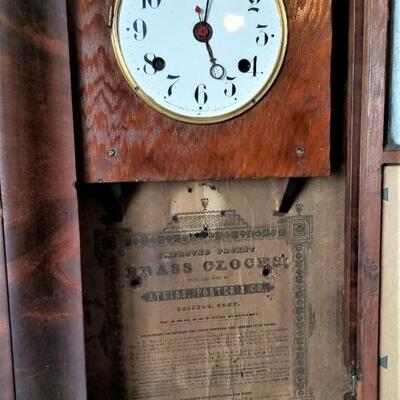 Lot #112  Antique Clock  Case - project piece