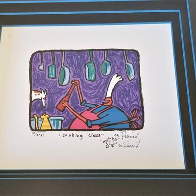 Lot #116  Matt Rinard "Cooking Class" - Artist's Proof