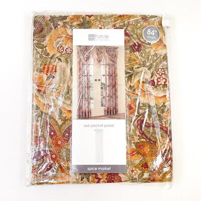 JCPENNEY HOME â€œSPICE MARKETâ€ CURTAIN PANEL - 84â€