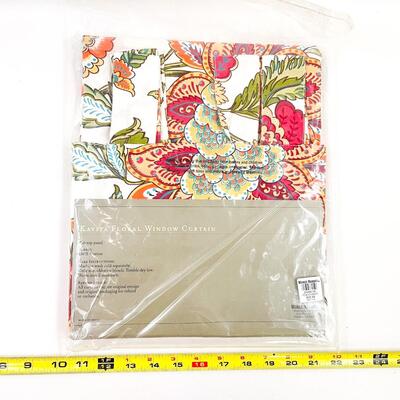 KAVITA FLORAL WINDOW CURTAIN - 84â€