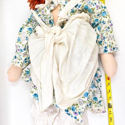 VINTAGE 30â€ HOMEMADE RAGGEDY ANN DOLL