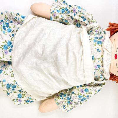VINTAGE 30â€ HOMEMADE RAGGEDY ANN DOLL