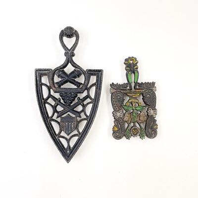CAST IRON TRIVET SET OF 2