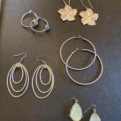 Hanging Earring Collection with 5 pairs