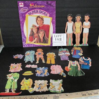 Vintage Blossom Paper Dolls, Unused, Tahaiti Dolls and Unknown Doll With Clothes