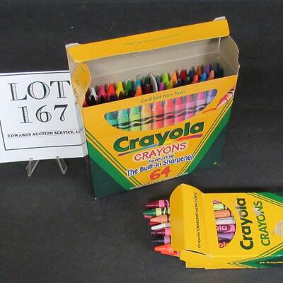 Full and Unused Crayola Crayons Boxes