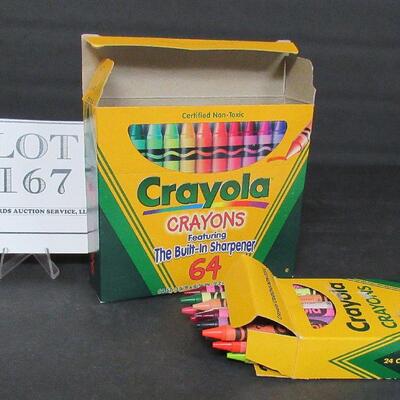 Full and Unused Crayola Crayons Boxes