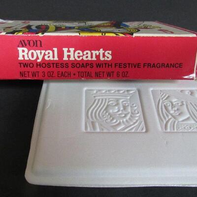 Vintage Avon Royal Hearts, 2 Hostess Soaps Set in Box