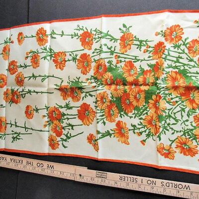 Pretty Long Ladies Scarf Bright Spring Colors