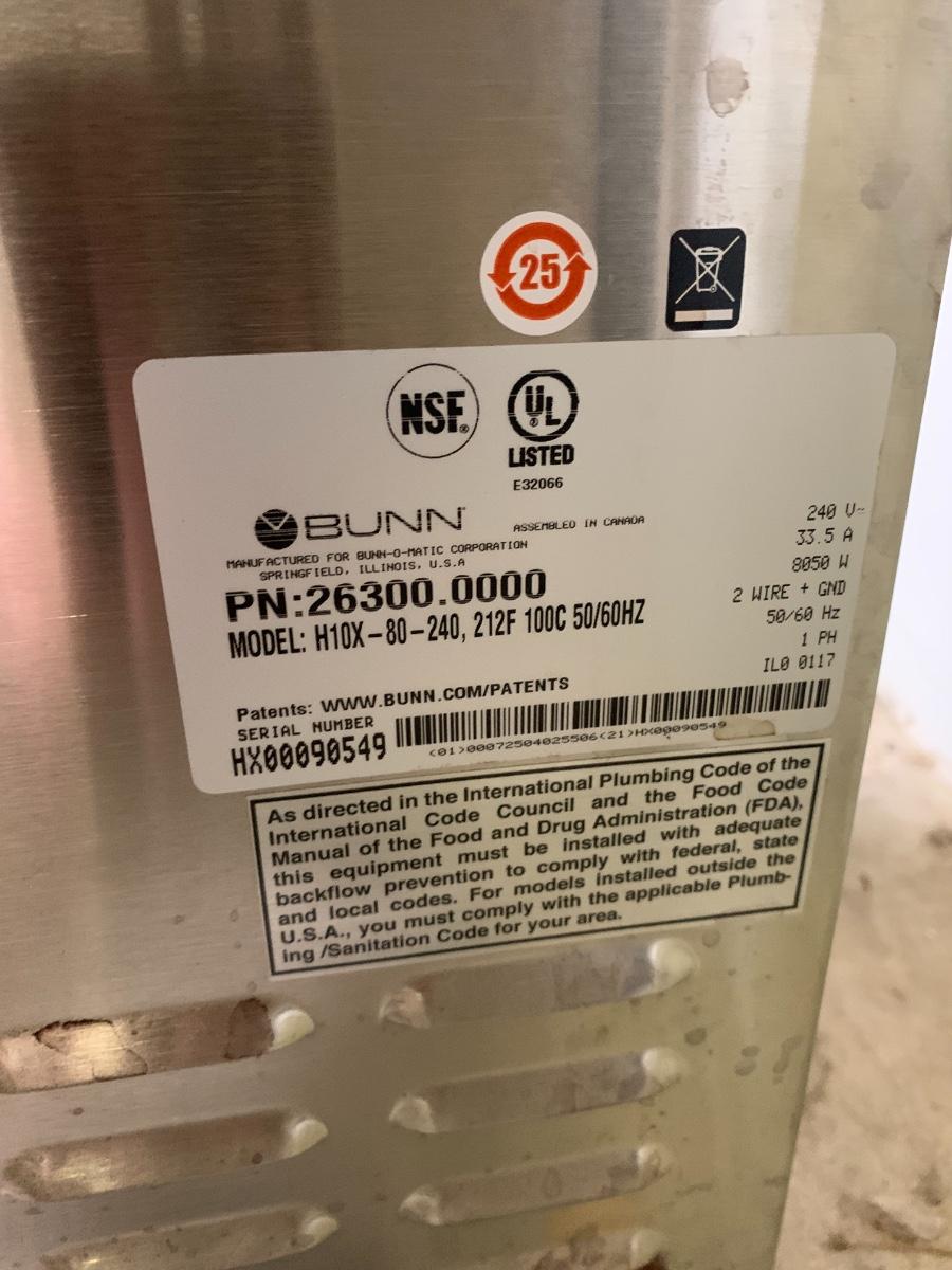 Bunn Hot Water Heater / Dispenser