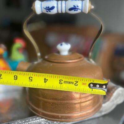 Vintage copper teapot