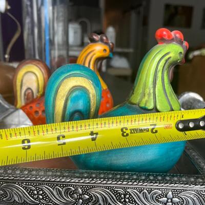 Ardco vintage rooster figurines