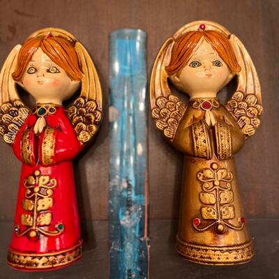 Vintage angel figurines