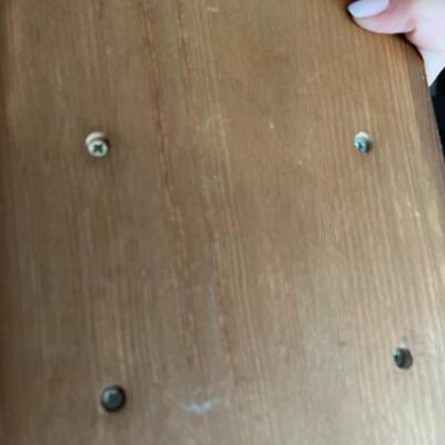 Vintage wood mail holder