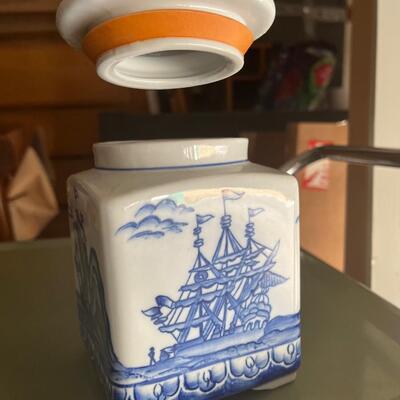 Nautical themed canister