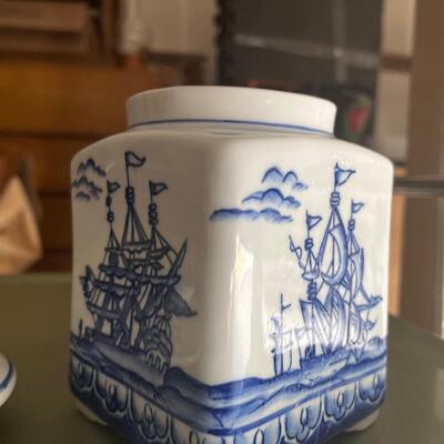 Nautical themed canister