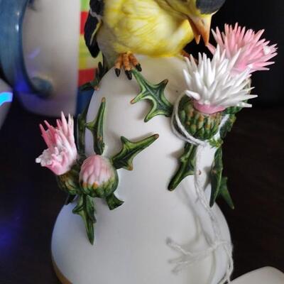 Vintage Bell-American Goldfinch Bird