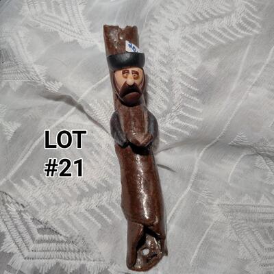 Handmade Ceramic Man Reading