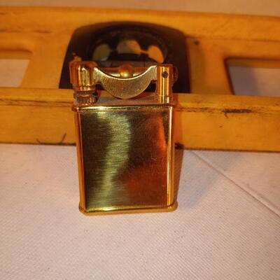 Antique RARE Triangle Lift Arm Lighter
