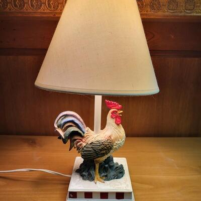 ROOSTER TABLE LAMP - WORKS