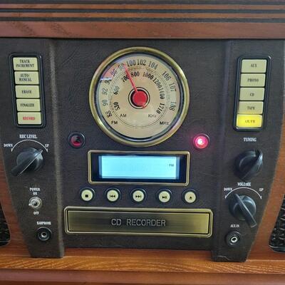 INNOVATIVE TECHNOLOGY 5 N 1 TABLE TOP STEREO SYSTEM - WORKS