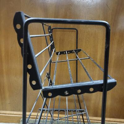 VINTAGE METAL FLOOR RACK