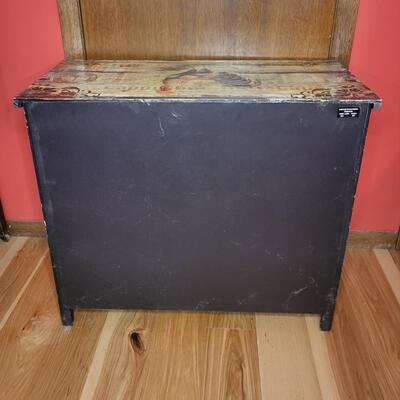 AMAZING ROOSTER FLOOR CABINET
