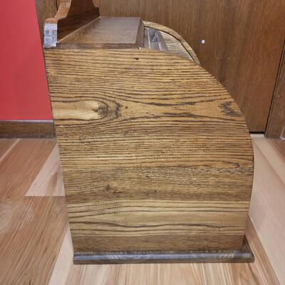 COUNTER TOP WOOD BREAD BOX