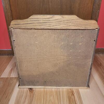 COUNTER TOP WOOD BREAD BOX