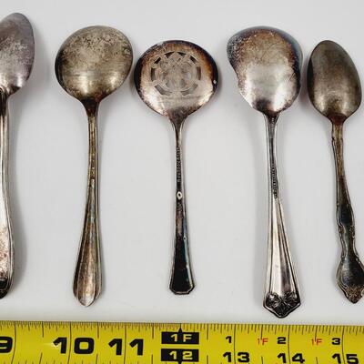 VINTAGE SILVERPLATE SPOON BUNDLE