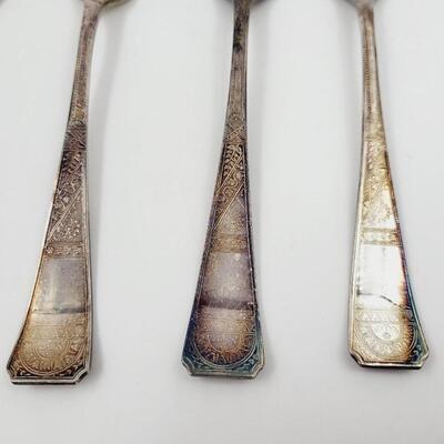 VINTAGE BRISTOL PLATE C-9 FORK SET 6pc