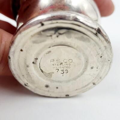 PSCO WEIGHTED STERLING TOOTHPICK HOLDER
