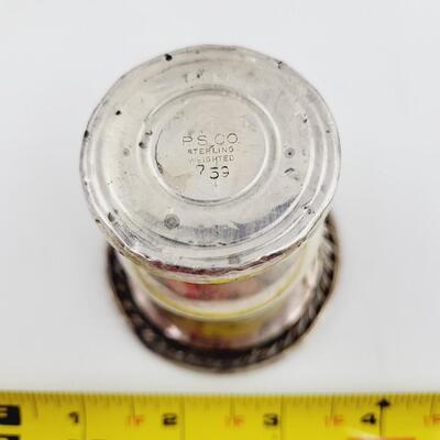 PSCO WEIGHTED STERLING TOOTHPICK HOLDER