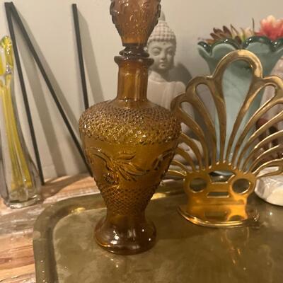 Vintage glass decanter