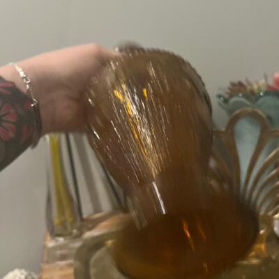 Vintage glass decanter