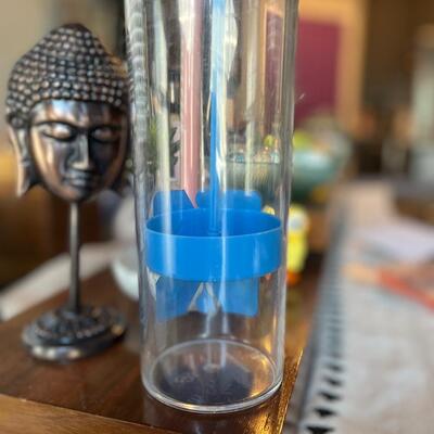 Vintage straw dispenser