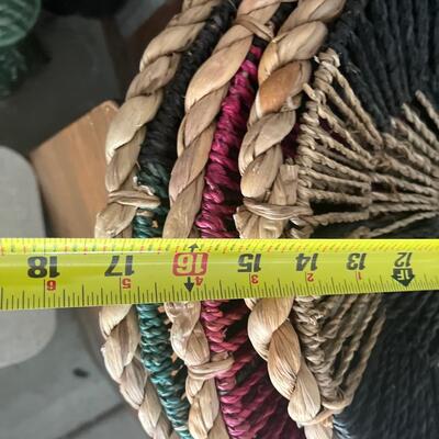 Modern contemporary basket wall hanging bundle