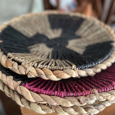 Modern contemporary basket wall hanging bundle
