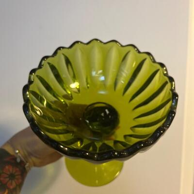 Indiana glass candy dish