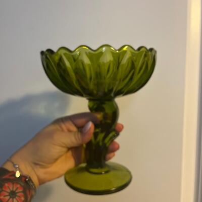 Indiana glass candy dish