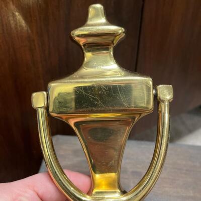 Vintage brass door knocker
