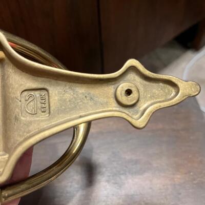 Vintage brass door knocker