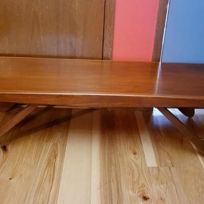 MC KROEHLER WOOD COFFEE TABLE
