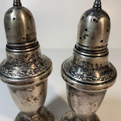 STERLING SILVER SALT AND PEPPER