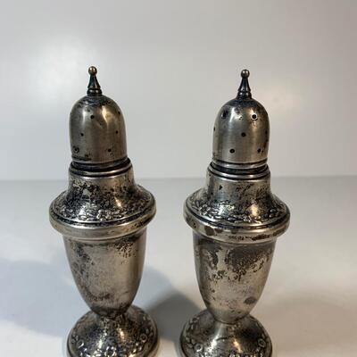 STERLING SILVER SALT AND PEPPER