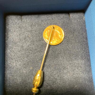 22CT GOLD COIN PIN