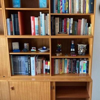 Three Piece Teak Bookshelf/Cabinet