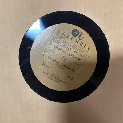 Ford training 21 inch vinyl records