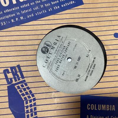 Ford training 21 inch vinyl records