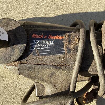 Black and Decker 1/2 inch drill